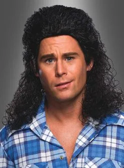 80er Dauerwelle Perücke Andy