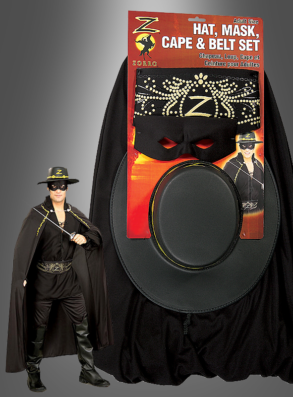 Zorro Kostümset Für Erwachsene 1 Zorro Kostümset Für Erwachsene