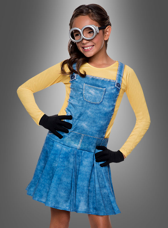 Minion Mädchenkostüm 1 Minion Mädchenkostüm
