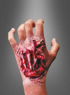 Aufgerissene Hand Latex Wunde
