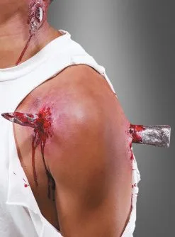 Genagelt Latex Prothese