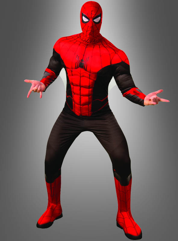 Spider-Man Deluxe Anzug V3 Herren Rot-schwarz 1 Spider-Man Deluxe Anzug V3 Herren Rot-schwarz
