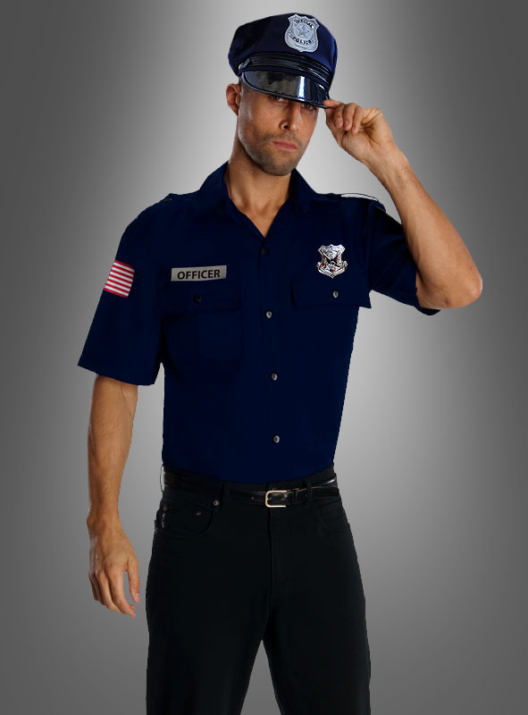Uniform Polizei US Officer Kostüm 1 Uniform Polizei US Officer Kostüm