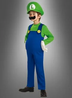 Luigi Aus Super Mario Kart Kinderkostüm