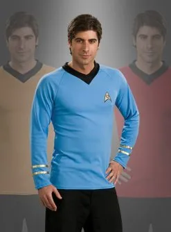 Original Star Trek Classic Kostüm Shirt Blau