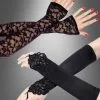 Fingerlose Handschuhe Lang Mit Spitze