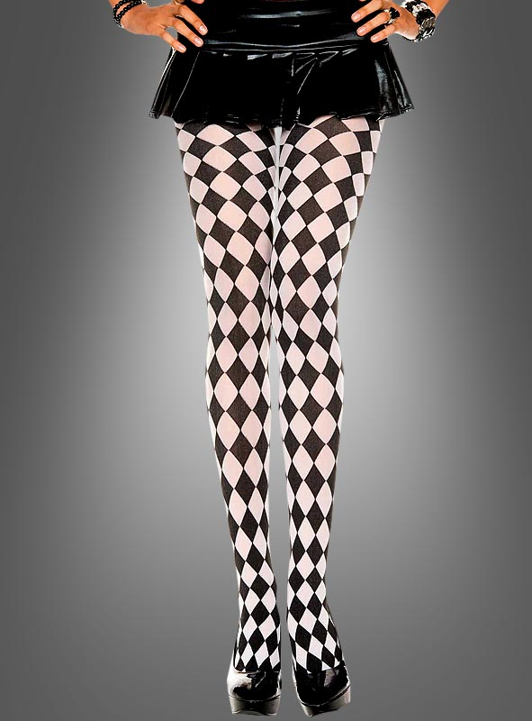 Clown Harlekin Strumpfhose 1 Clown Harlekin Strumpfhose