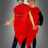 Rote Chili Schote Kostüm Unisex