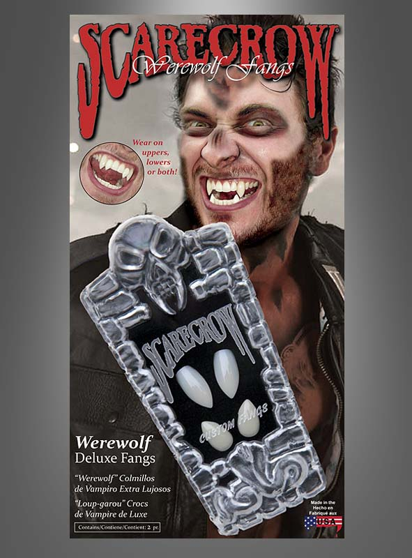 Werwolf Zähne Deluxe Scarecrow 1 Werwolf Zähne Deluxe Scarecrow