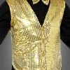 Weste Gold Mit Pailletten