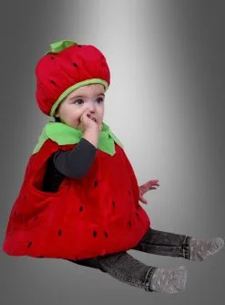 Plüsch Erdbeerkostüm Für Babys Wattiert 6 Plüsch Erdbeerkostüm Für Babys Wattiert -Halloween-Cosplay Verkaufsgeschäft 150 173 pic3