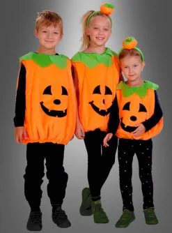 Kleines Kürbiskind Plüschkostüm Deluxe