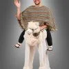 Deluxe Lama Kostüm Alpaka Reiter Mit Poncho