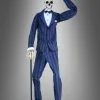 Riesiger Animierter Skelett Gentleman 203cm