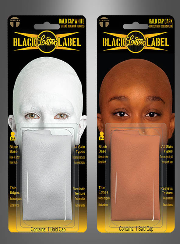 Latex Glatzenkappe FX Film Glatze Tinsley Transfers 2 Latex Glatzenkappe FX Film Glatze Tinsley Transfers – Bild 2
