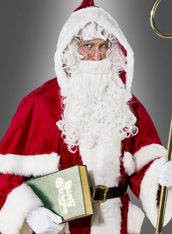 Nikolaus Mantel Aus Samt Mit Kapuze 2 Nikolaus Mantel Aus Samt Mit Kapuze – Bild 2