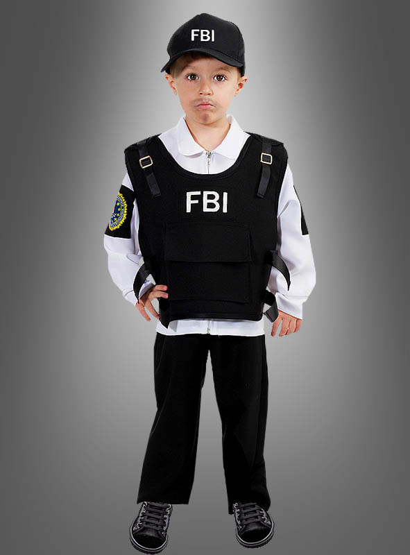 FBI Agent Kostüm Für Kinder 1 FBI Agent Kostüm Für Kinder