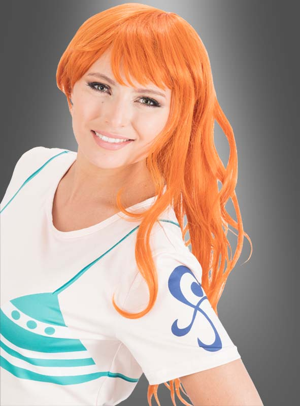 Nami Perücke Aus One Piece Erwachsene 1 Nami Perücke Aus One Piece Erwachsene