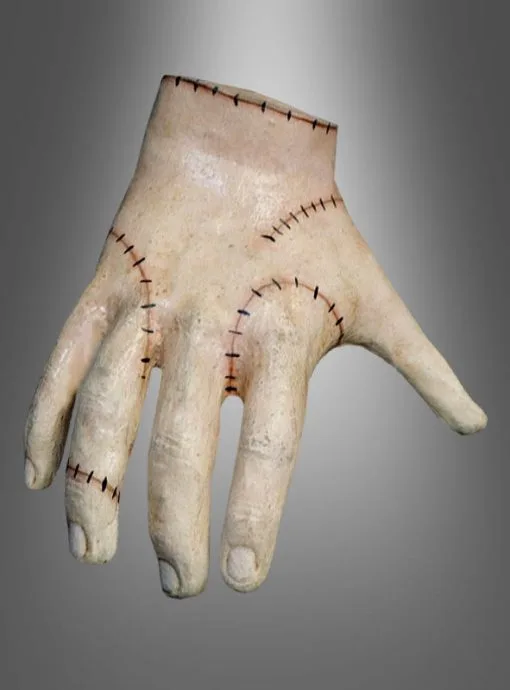 Eiskaltes Händchen Schulterhocker Aus Wednesday -Halloween-Cosplay Verkaufsgeschäft 16 g27892 eiskaltes haendchen wednesday addams family latex