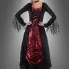 Vampirin Selina Kleid Mit Spitze