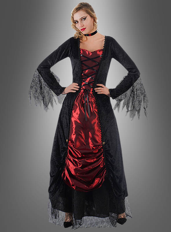 Vampirin Selina Kleid Mit Spitze 1 Vampirin Selina Kleid Mit Spitze