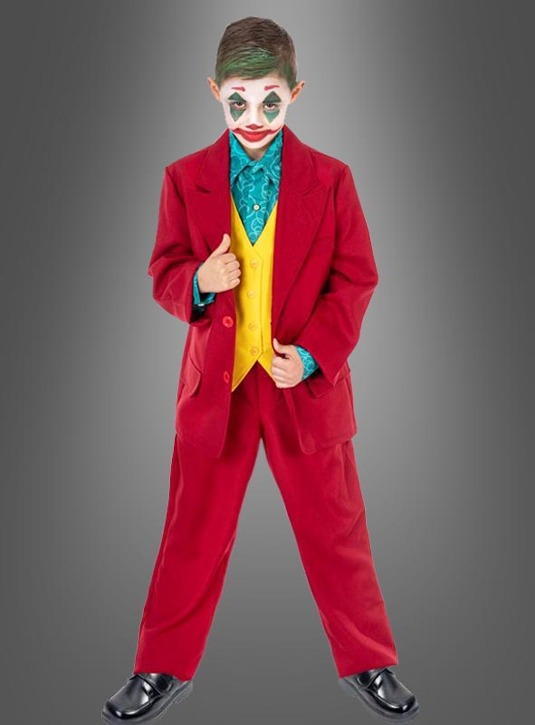 Roter Joker Anzug Für Kinder 1 Roter Joker Anzug Für Kinder