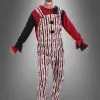 Gestreifter Clown Anzug Herren