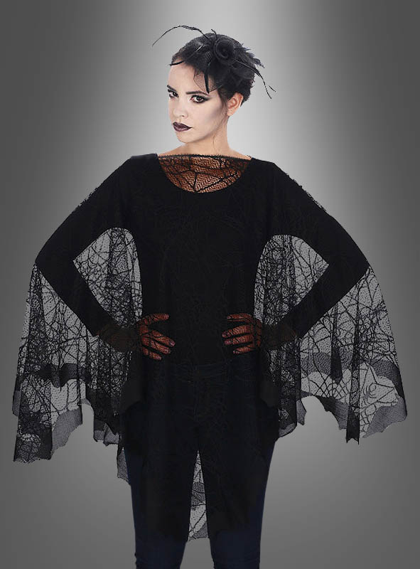 Filigraner Spinnennetz Poncho 1 Filigraner Spinnennetz Poncho