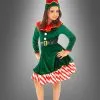 Weihnachtskostüm Elfe Kleid Für Mädchen
