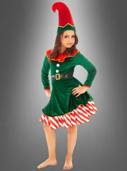 Weihnachtskostüm Elfe Kleid Für Mädchen