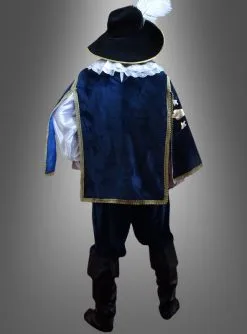 DELUXE Musketier Kostüm Dunkelblau 5 DELUXE Musketier Kostüm Dunkelblau -Halloween-Cosplay Verkaufsgeschäft 16 spekp10 pic3