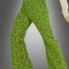 Retro Hose Herren Grün