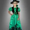 Langes Hexenkleid Grün Für Kinder