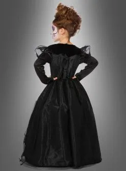 Deluxe Totenkopf Kleid Für Mädchen 5 Deluxe Totenkopf Kleid Für Mädchen -Halloween-Cosplay Verkaufsgeschäft 177 3862 pic3