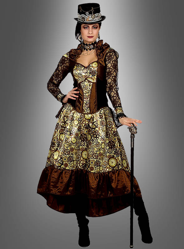Steampunk Zahnrad Kleid Lady Lacey 1 Steampunk Zahnrad Kleid Lady Lacey