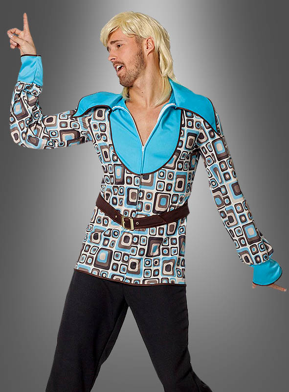 70er Retro Star Herrenhemd 1 70er Retro Star Herrenhemd