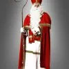 Luxus Nikolaus Kostüm Aus Plüsch