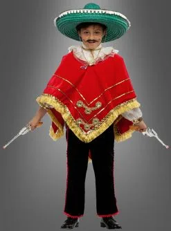 Mexikaner Kostüm Mit Revolver Für Jungen