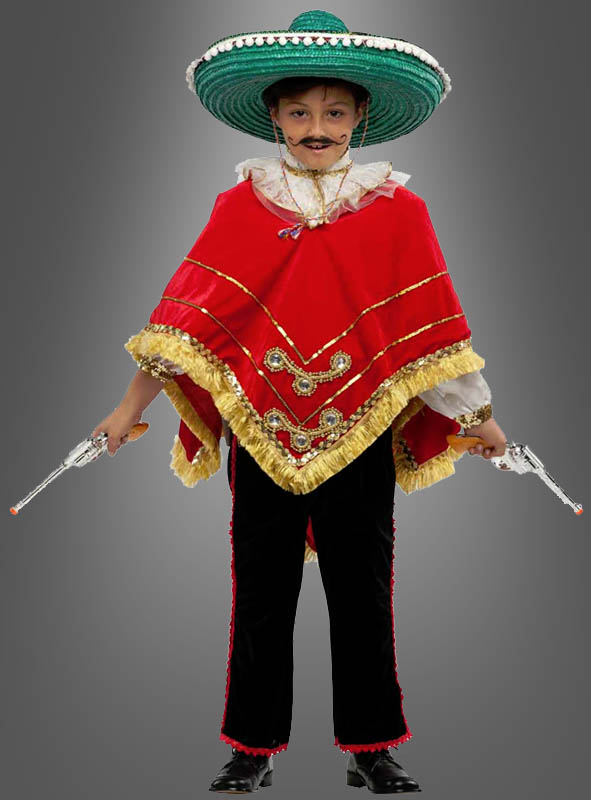 Mexikaner Kostüm Mit Revolver Für Jungen 1 Mexikaner Kostüm Mit Revolver Für Jungen