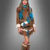 Indianer Kleid Für Mädchen Deluxe