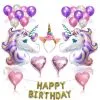 Einhorn Ballon Party Set Dekoration