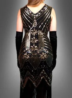 Luxus 1920er Jahre Kleid Shirley 7 Luxus 1920er Jahre Kleid Shirley -Halloween-Cosplay Verkaufsgeschäft 1920er jahre kleid mit fransen und pailletten 89cbdc8d1a 4