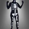 Skelett Speedsuit Ganzkörperanzug