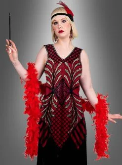 Exklusives 20er Flapper Kleid Vivian -Halloween-Cosplay Verkaufsgeschäft 20er jahre kostuem cocktailkleid mit fransen 58c1ecfc15 3