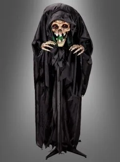 Buckeliger Reaper Skelett Figur Animatronics 160cm