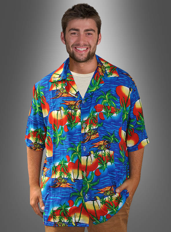 Buntes Hemd Südseetraum 1 Buntes Hemd Südseetraum