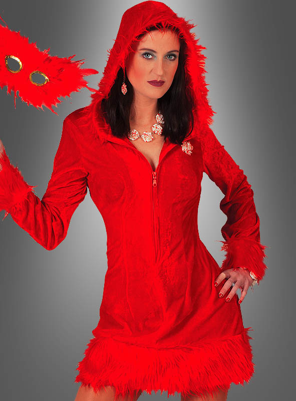 Rotes Teufelkleid Mit Stulpen 2 Rotes Teufelkleid Mit Stulpen – Bild 2