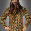 Deluxe Blumenhemd Hippie Style Herren