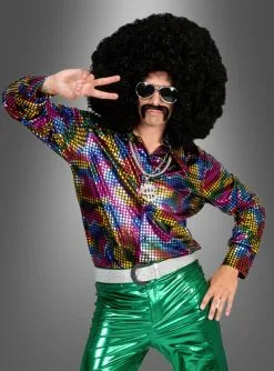 Disco Fever Rainbow Glitter Hemd