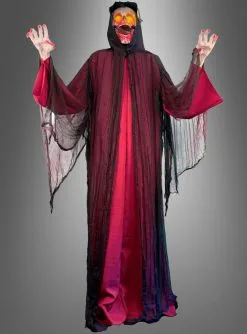 Roter Dämon Skelett Figur Animatronics 210cm